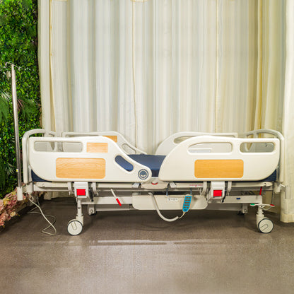 Midmark Janak EX6000 Plus ICU Motorised 5-Function Bed - Advanced Hospital Bed On Rent