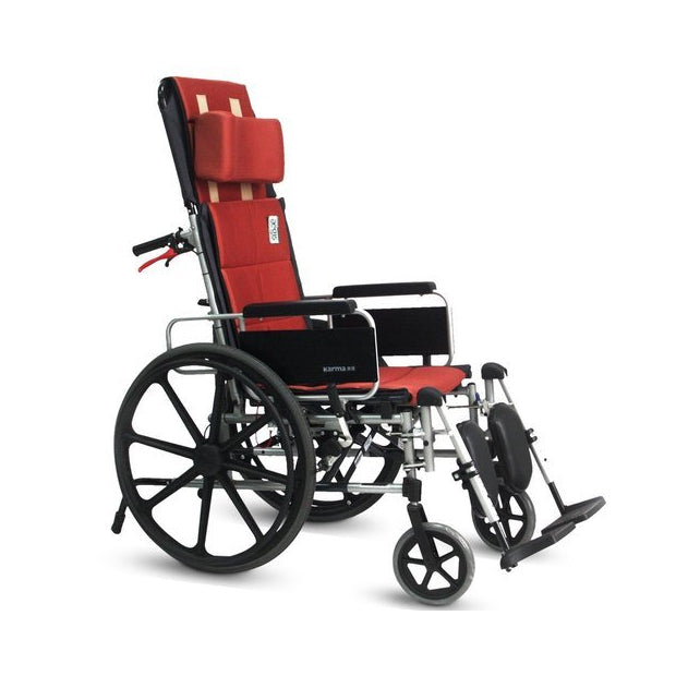 Karma KM5000F24 Big Wheel Recline Wheelchair