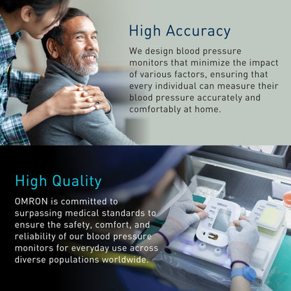 Omron HEM-7090-LIN Automatic Upper Arm Blood Pressure Monitor with Large Cuff (22–42 cm) & Irregular Heartbeat Detection