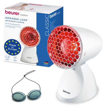 Beurer IL11 Infrared Heat Therapy Lamp | Deep Penetration Pain Relief | 3-Year Warranty
