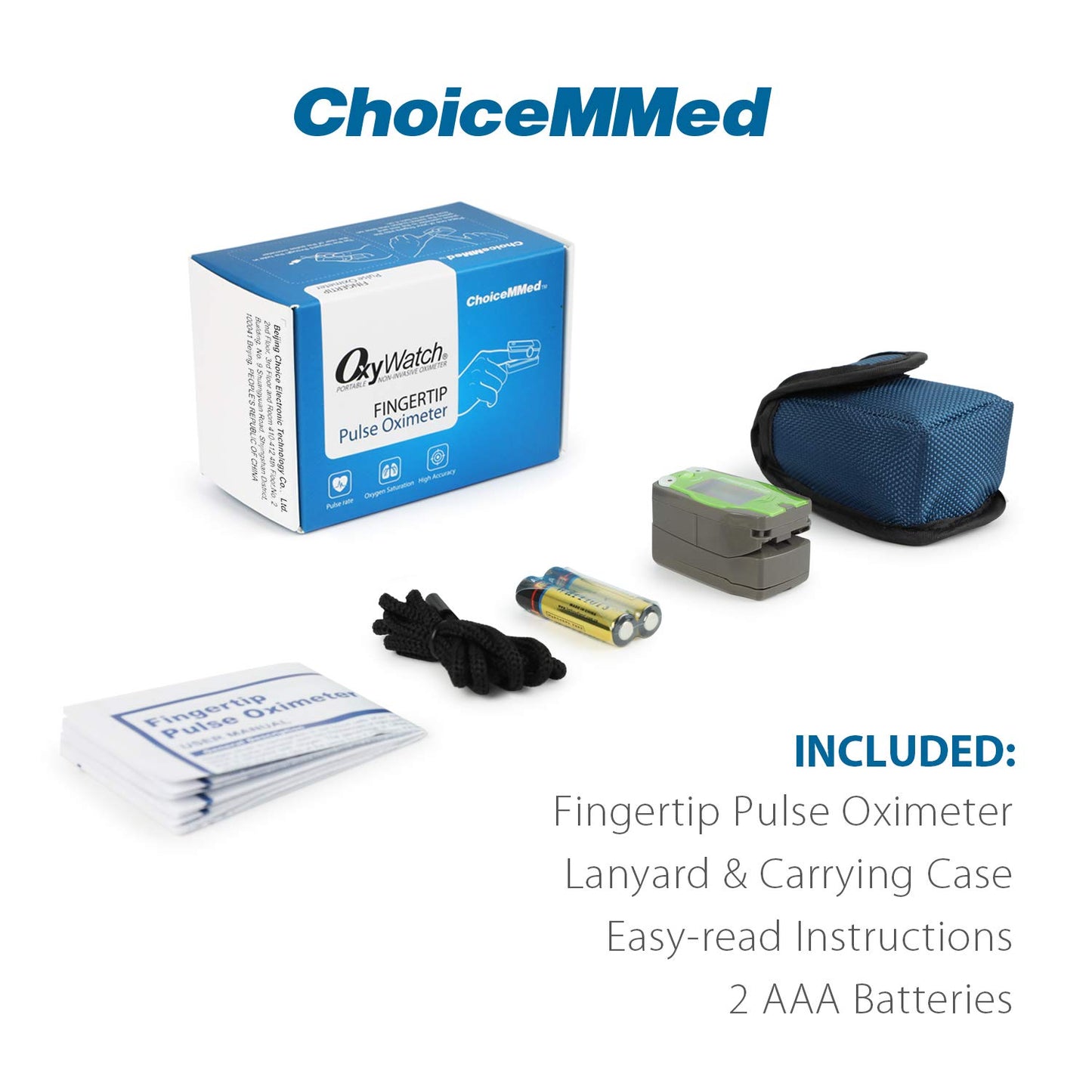 Choicemed  MD300C53 Pediatric (Kids) Pulse oximeter, Specially design for Kids (Multicolor)