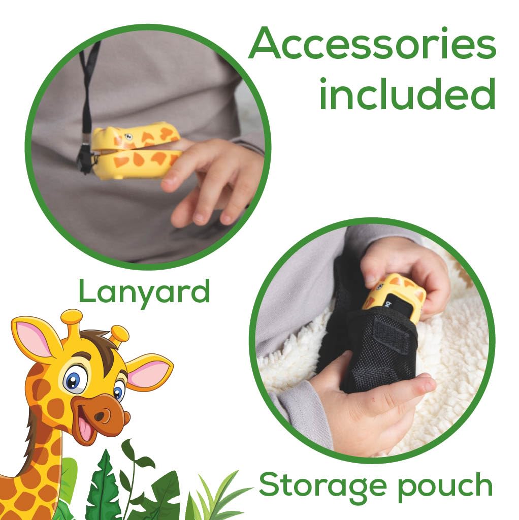 Beurer PO 13 Kids Finger Pulse Oximeter for Children from 1 Year Old, Pulse and Oxygen Saturation Measurement in Seconds, Small Size, Automatic Display Alignment, with Belt Bag