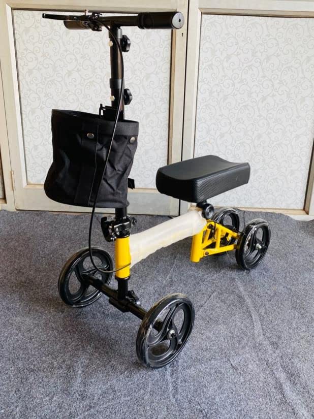Instant Mobiliy Knee Scooter for Foot Injury | Adjustable Medical Knee Walker with Bag