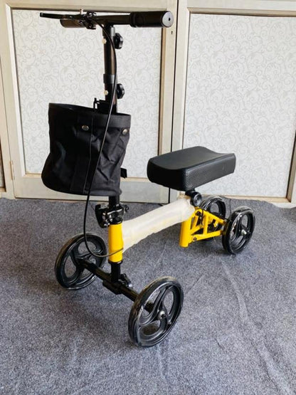 Instant Mobiliy Knee Scooter for Foot Injury | Adjustable Medical Knee Walker with Bag