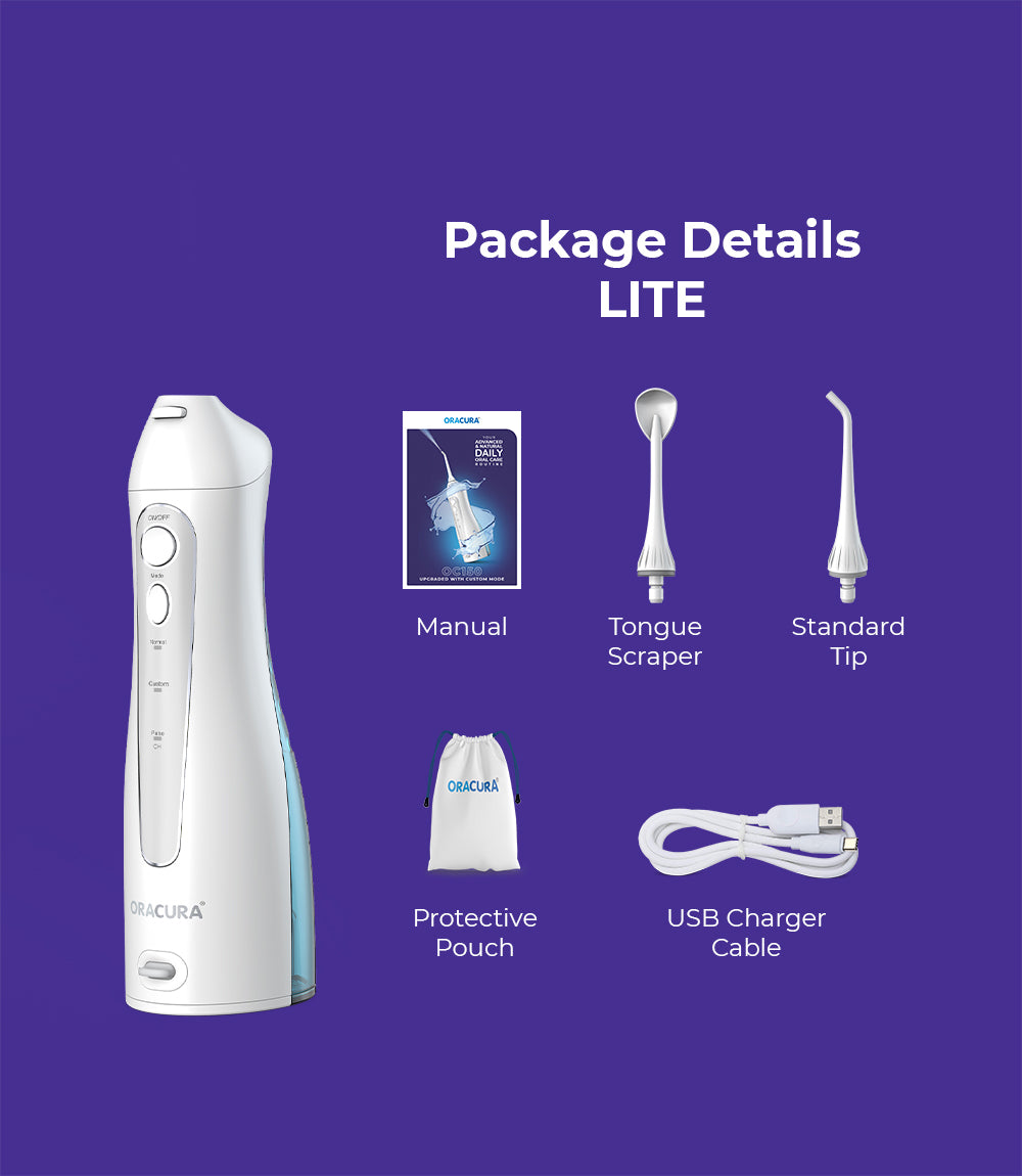 ORACURA OC150 Smart Water Flosser Lite White