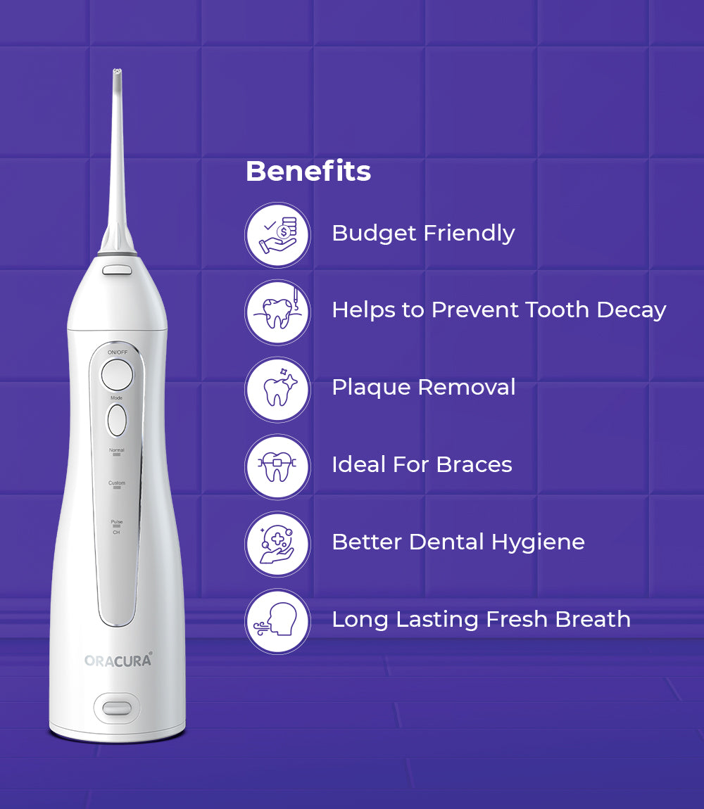 ORACURA OC150 Smart Water Flosser Lite White