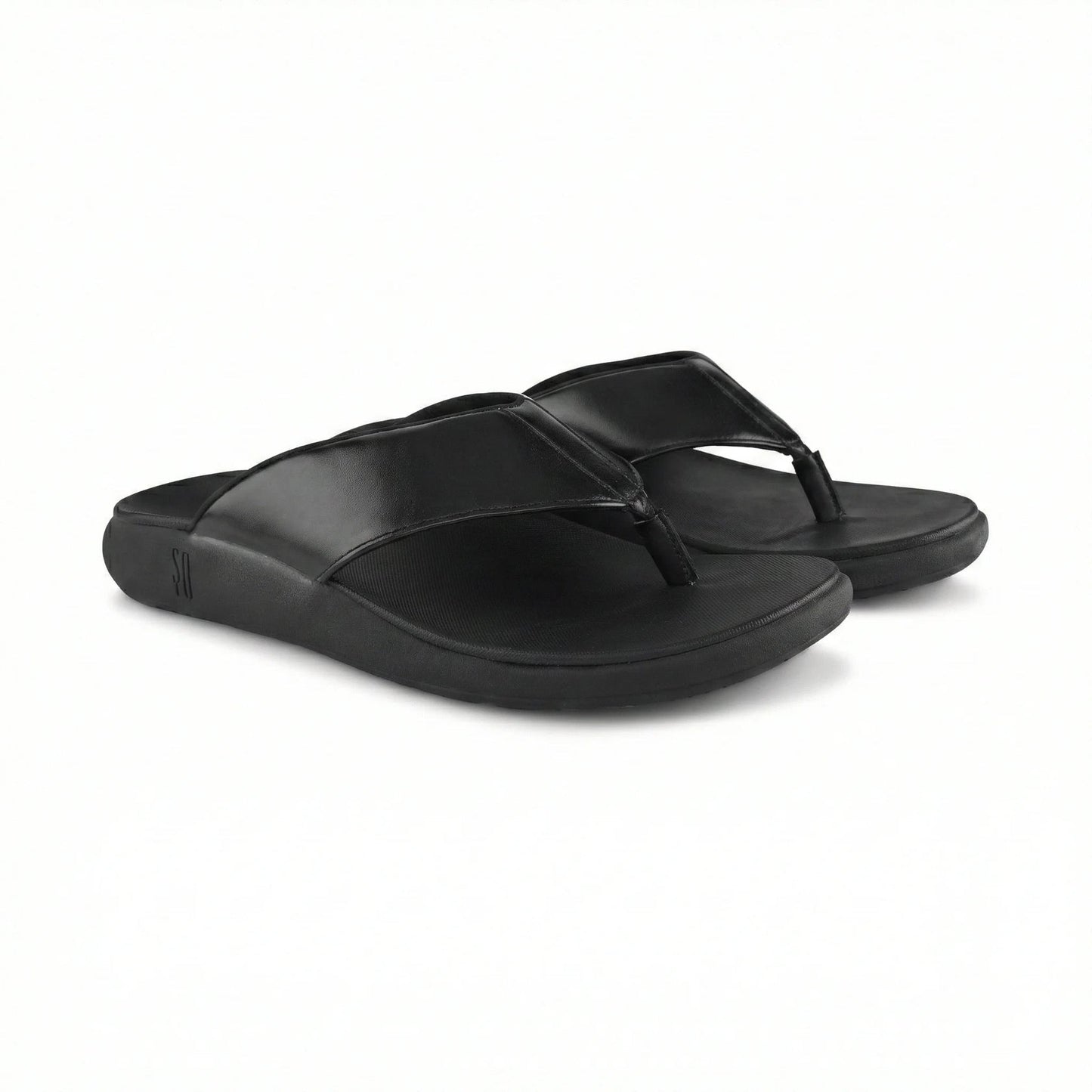 SoulTouch Nomad Black Men’s Slipper - Premium Orthopedic Comfort Sandals for Men