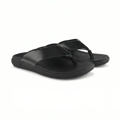 SoulTouch Nomad Black Men’s Slipper - Premium Orthopedic Comfort Sandals for Men
