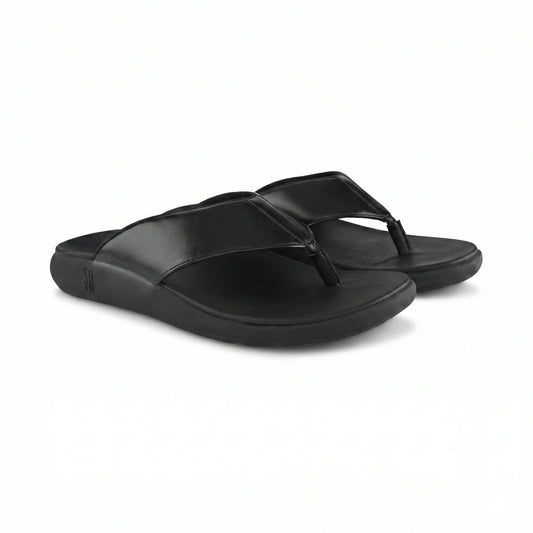 SoulTouch Nomad Black Men’s Slipper - Premium Orthopedic Comfort Sandals for Men