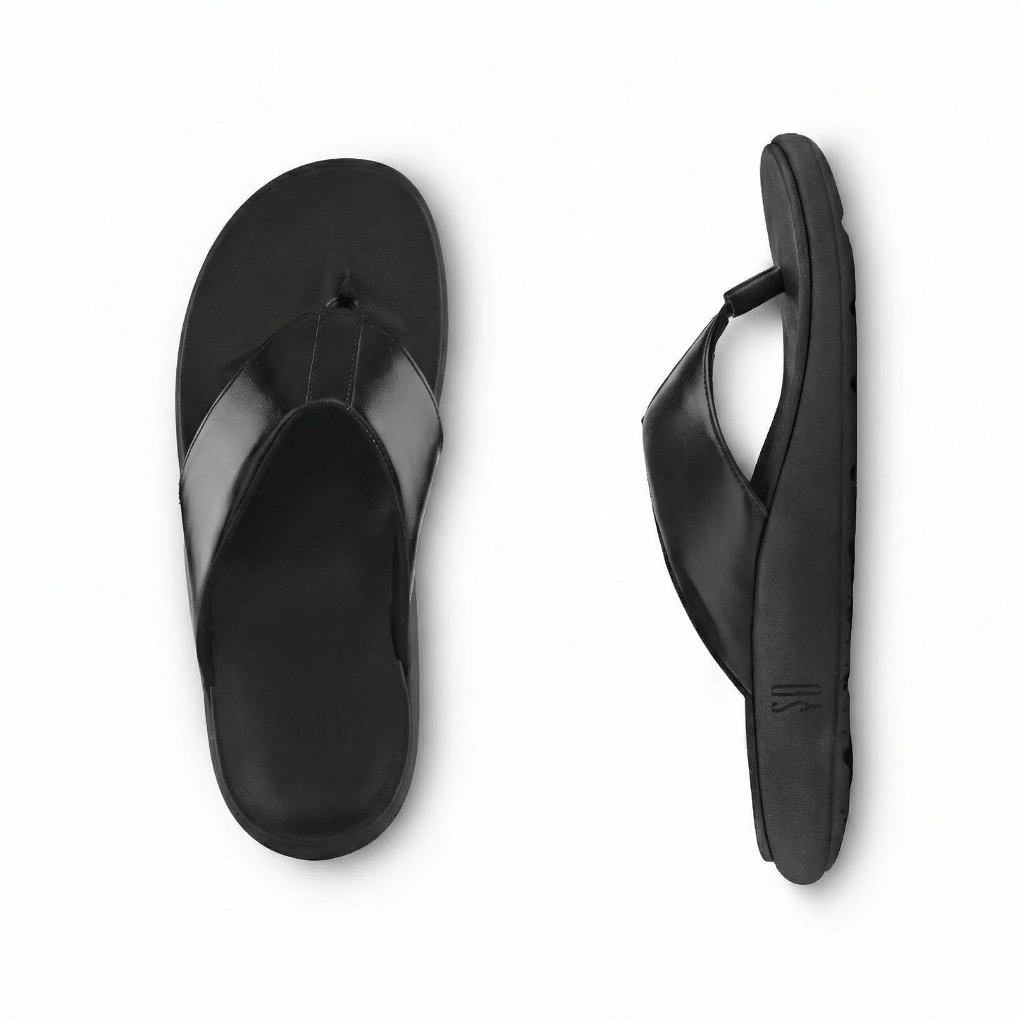 SoulTouch Nomad Black Men’s Slipper - Premium Orthopedic Comfort Sandals for Men