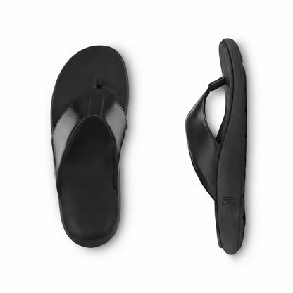 SoulTouch Nomad Black Men’s Slipper - Premium Orthopedic Comfort Sandals for Men