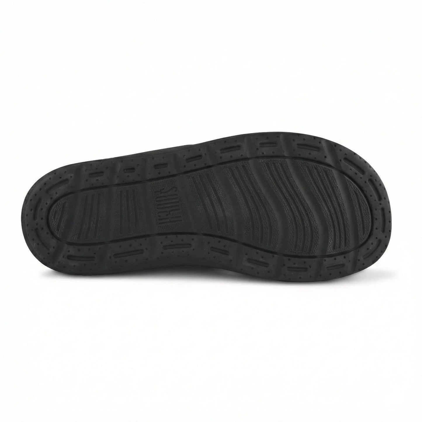 SoulTouch Nomad Black Men’s Slipper - Premium Orthopedic Comfort Sandals for Men