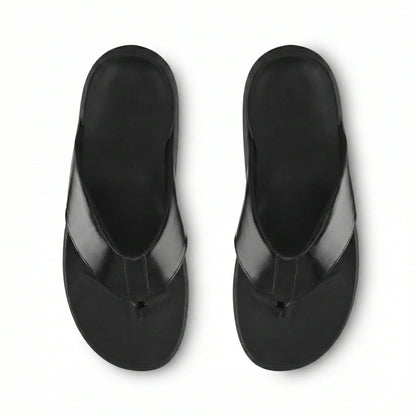 SoulTouch Nomad Black Men’s Slipper - Premium Orthopedic Comfort Sandals for Men
