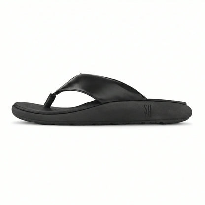 SoulTouch Nomad Black Men’s Slipper - Premium Orthopedic Comfort Sandals for Men