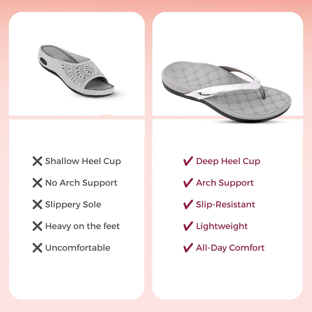 Soul Touch Alice - Silver Slipper For Women