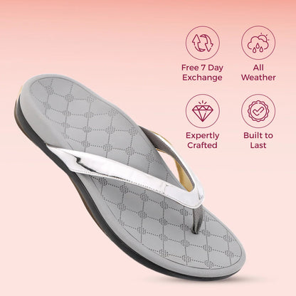 Soul Touch Alice - Silver Slipper For Women