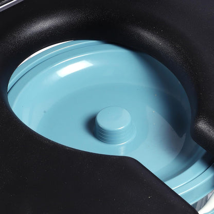 Forza Freedom Commode Wheelchair | Lightweight & Easy Foldable | Removable Pot | Upto 110 Kg Weight Capacity