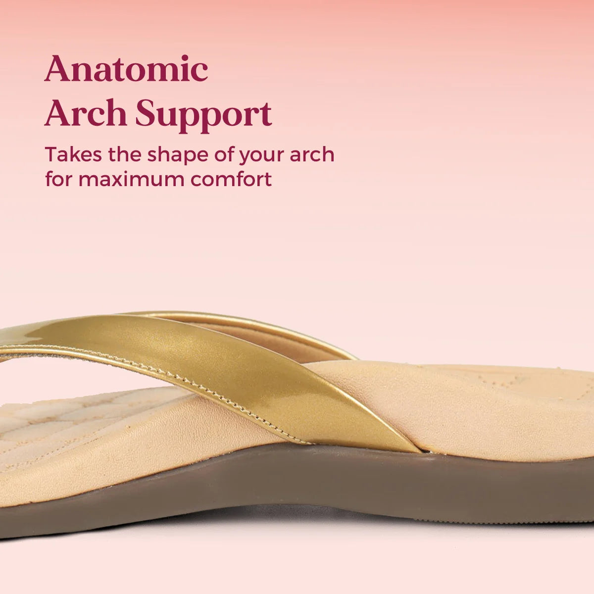 Soul Touch Alice - Gold Slipper For Women