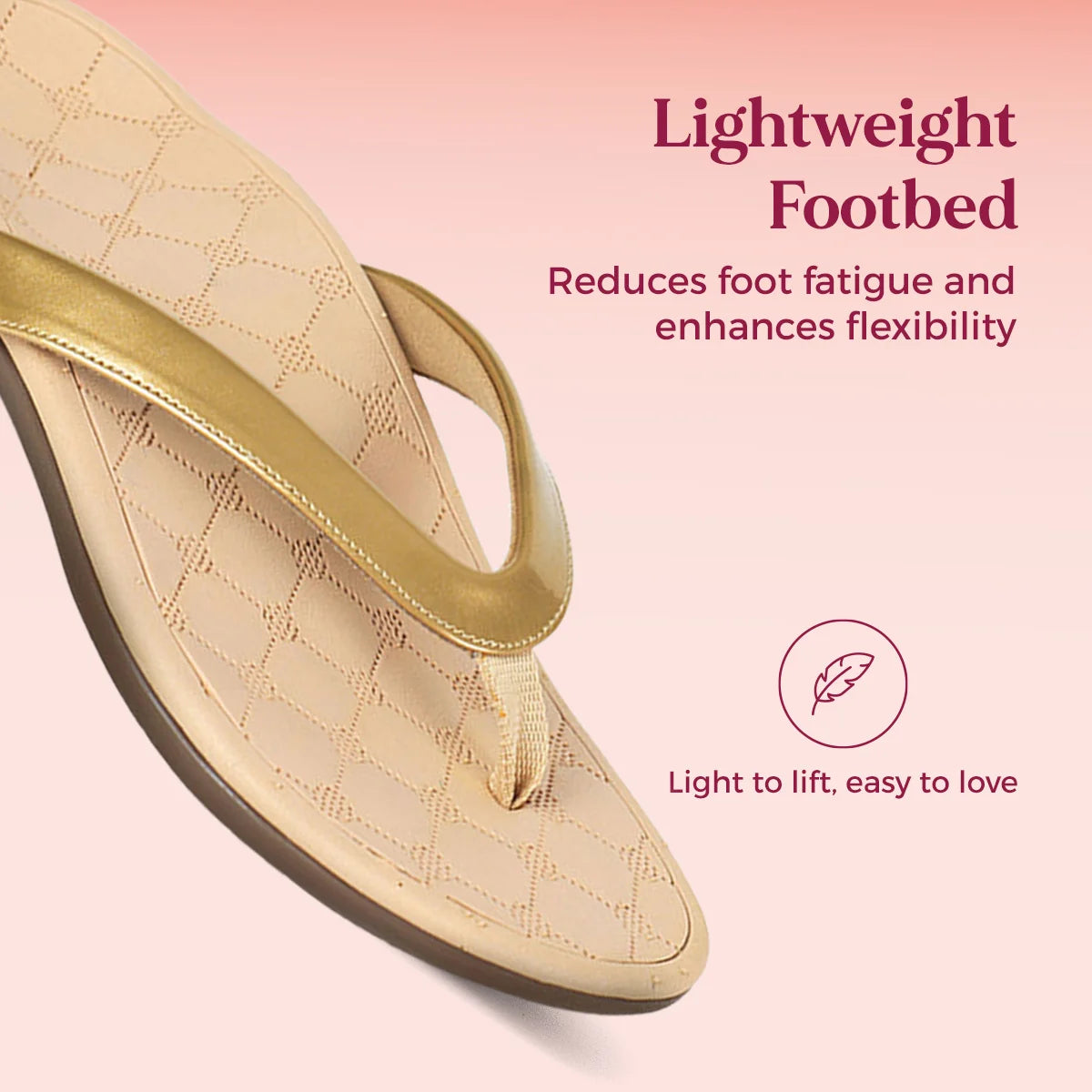 Soul Touch Alice - Gold Slipper For Women