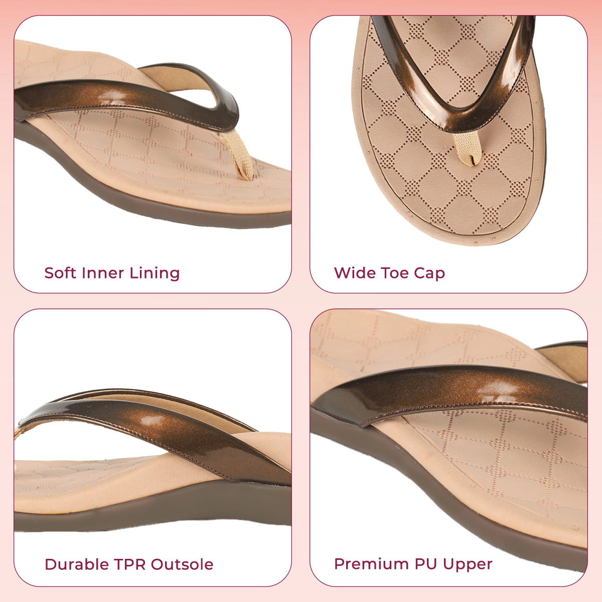 Soul Touch Alice - Copper Slipper For Women