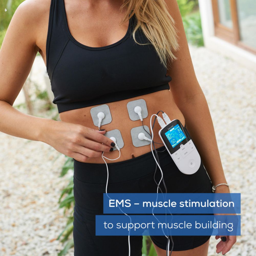 Beurer Pain Relief Products With Reliable German Technology (Digital TENS EMS EM49), White
