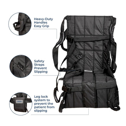 LiftMate PRO Clinical Transfer Belt | Medical-Grade Patient Lifting Aid for Physiotherapists, Hospitals & Caregivers | 360° Safety Harness | 200kg Capacity