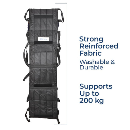 LiftMate PRO Clinical Transfer Belt | Medical-Grade Patient Lifting Aid for Physiotherapists, Hospitals & Caregivers | 360° Safety Harness | 200kg Capacity