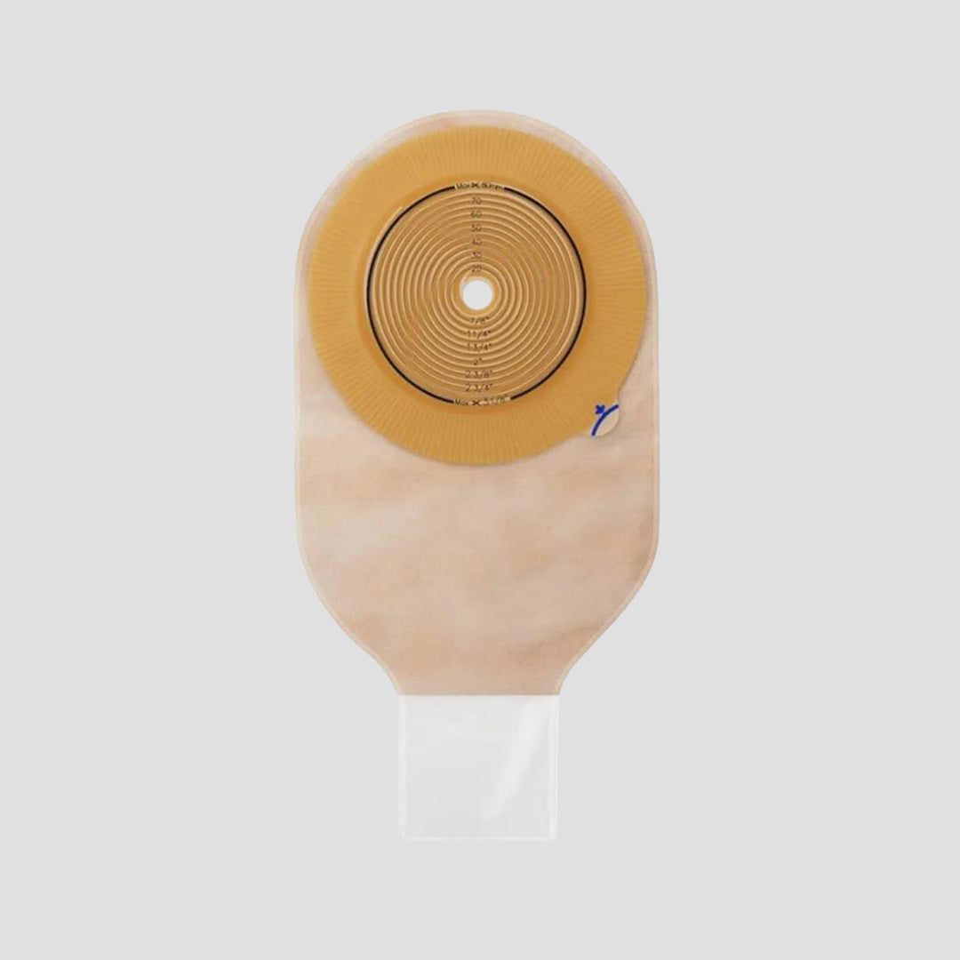 Alterna® 1-Piece Flat Transparent Bag for Colostomy/Ileostomy