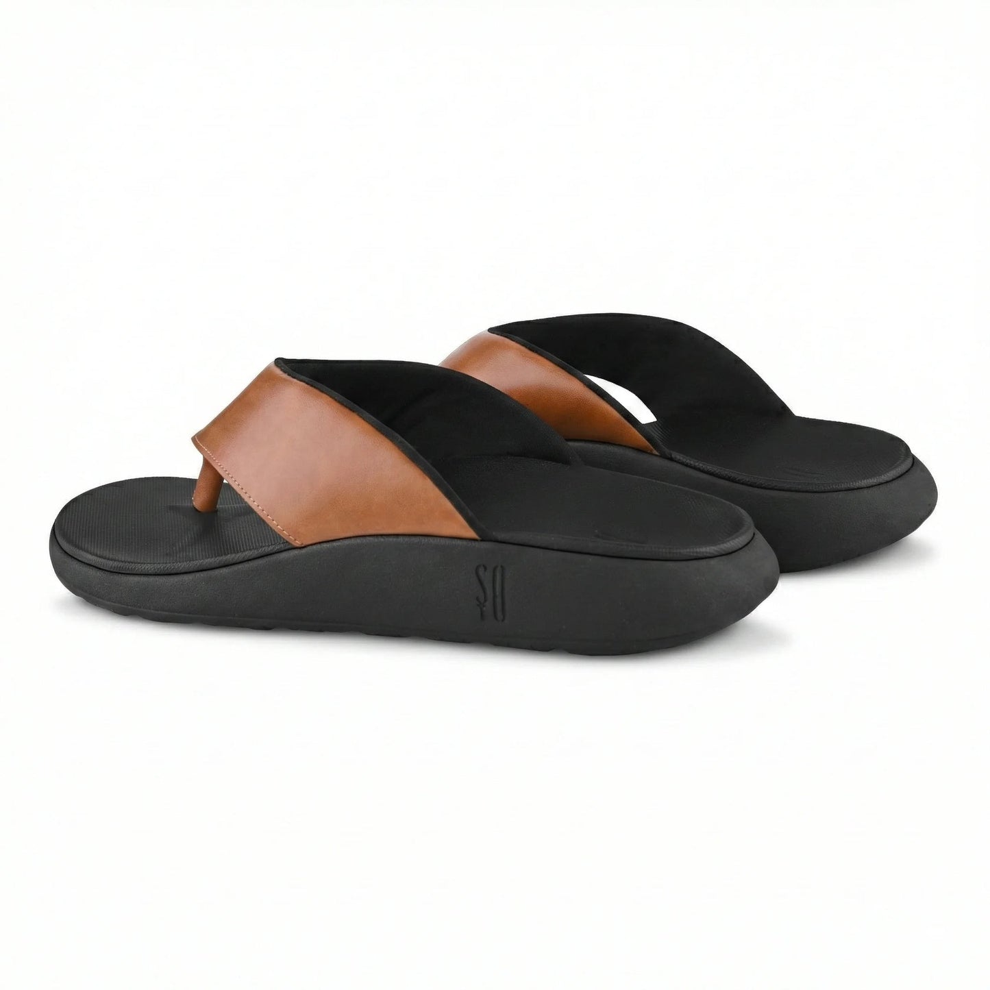 SoulTouch Nomad Brown Men’s Slipper - Premium Orthopedic Comfort Sandals for Men