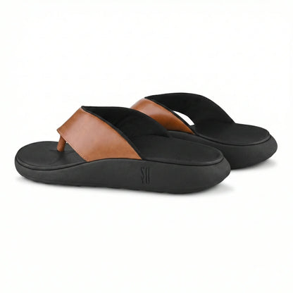 SoulTouch Nomad Brown Men’s Slipper - Premium Orthopedic Comfort Sandals for Men