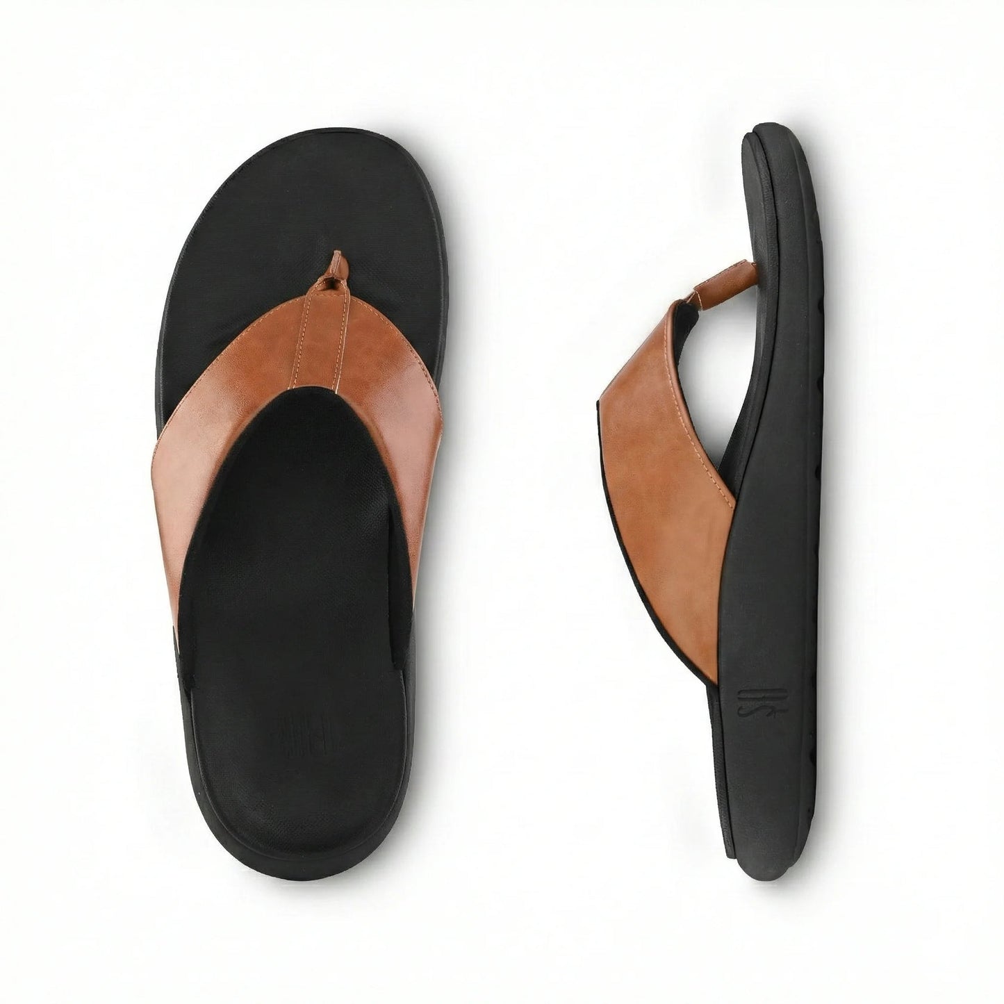 SoulTouch Nomad Brown Men’s Slipper - Premium Orthopedic Comfort Sandals for Men