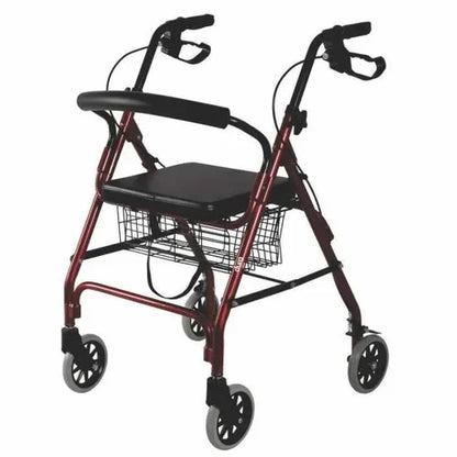 Karma RT60 Foldable Rollator Walker (Aluminium) With Seat & Basket