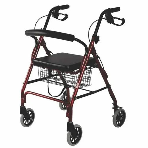 Karma RT60 Foldable Rollator Walker (Aluminium) With Seat & Basket