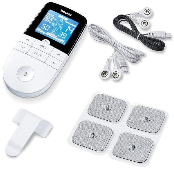 Beurer EM49 Digital TENS EMS Pain Relief Machine | Muscle Stimulator & Pain Therapy Device