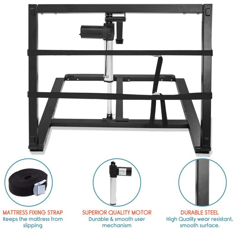 Kosmocare RX968 Electric Bed Back Support for Bed | Portable Lifting Bed Backrest Adjustable Sit-Up Back Stand Suitable for The Elderly, Pregnant Women & Bedridden Patient