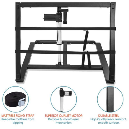 Kosmocare RX968 Electric Bed Back Support for Bed | Portable Lifting Bed Backrest Adjustable Sit-Up Back Stand Suitable for The Elderly, Pregnant Women & Bedridden Patient