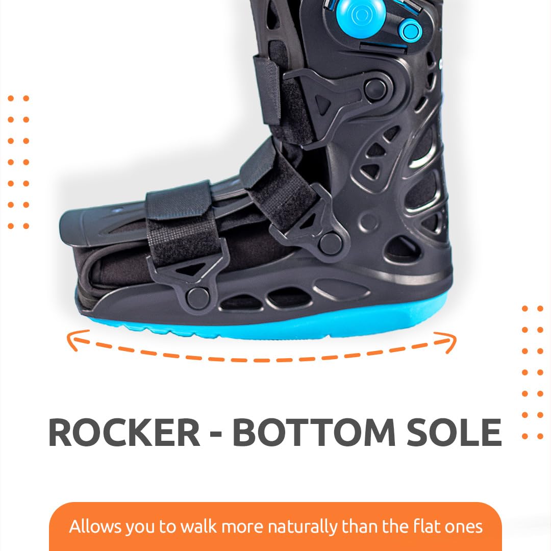 Vissco Pneumatic Walker Boot (Double Push Button - Long Type with 17" Height)