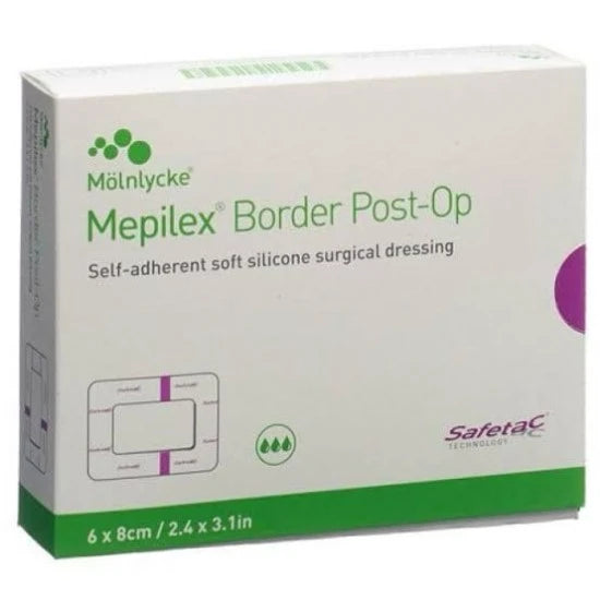 Mepilex Border Post-Op (6cm x 8cm)