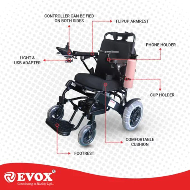 Evox WC-109A Electric Wheelchair