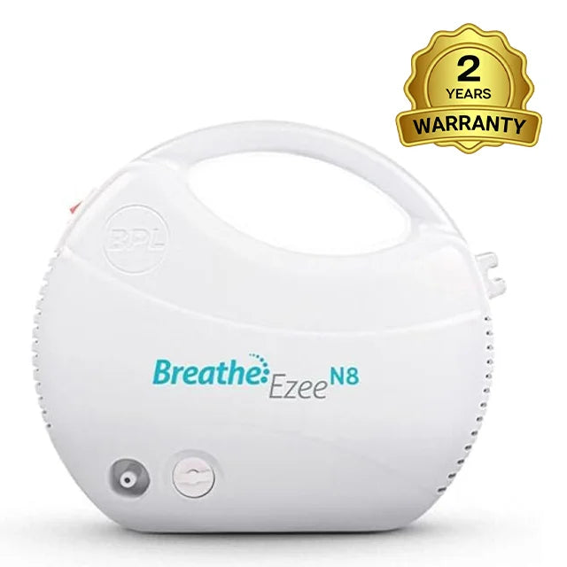 BPL Breathe Ezee N8 Compressor Nebulizer for Adults and Kids, Low Noise, Pure Copper Compressor
