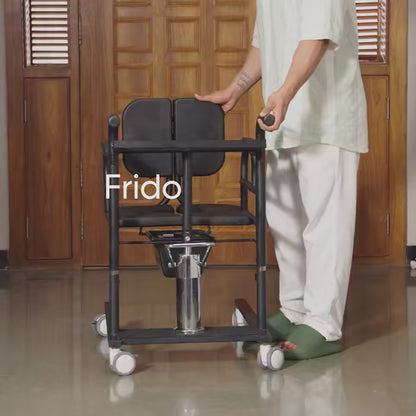 Frido Mobilty Transfer Lift Commode Wheelchair