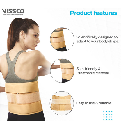 Vissco 0106 Deluxe Eco Frame Back Support