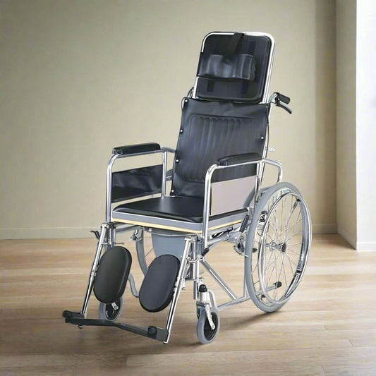 Karma Rainbow 8 Reclining Wheelchair with Commode | Multi-Function Wheelchair