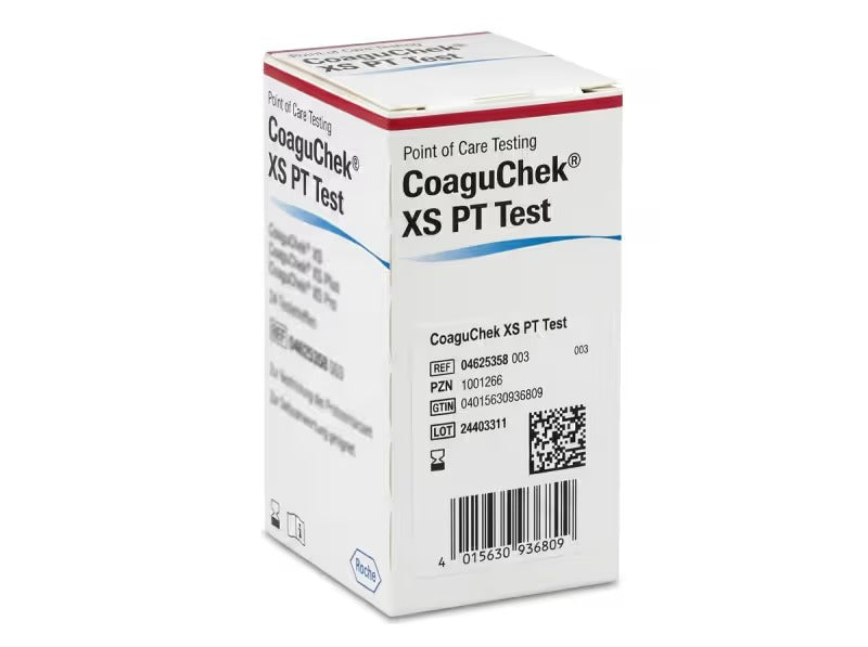Coaguchek XS PT Test Strips - Pack of 24 Test
