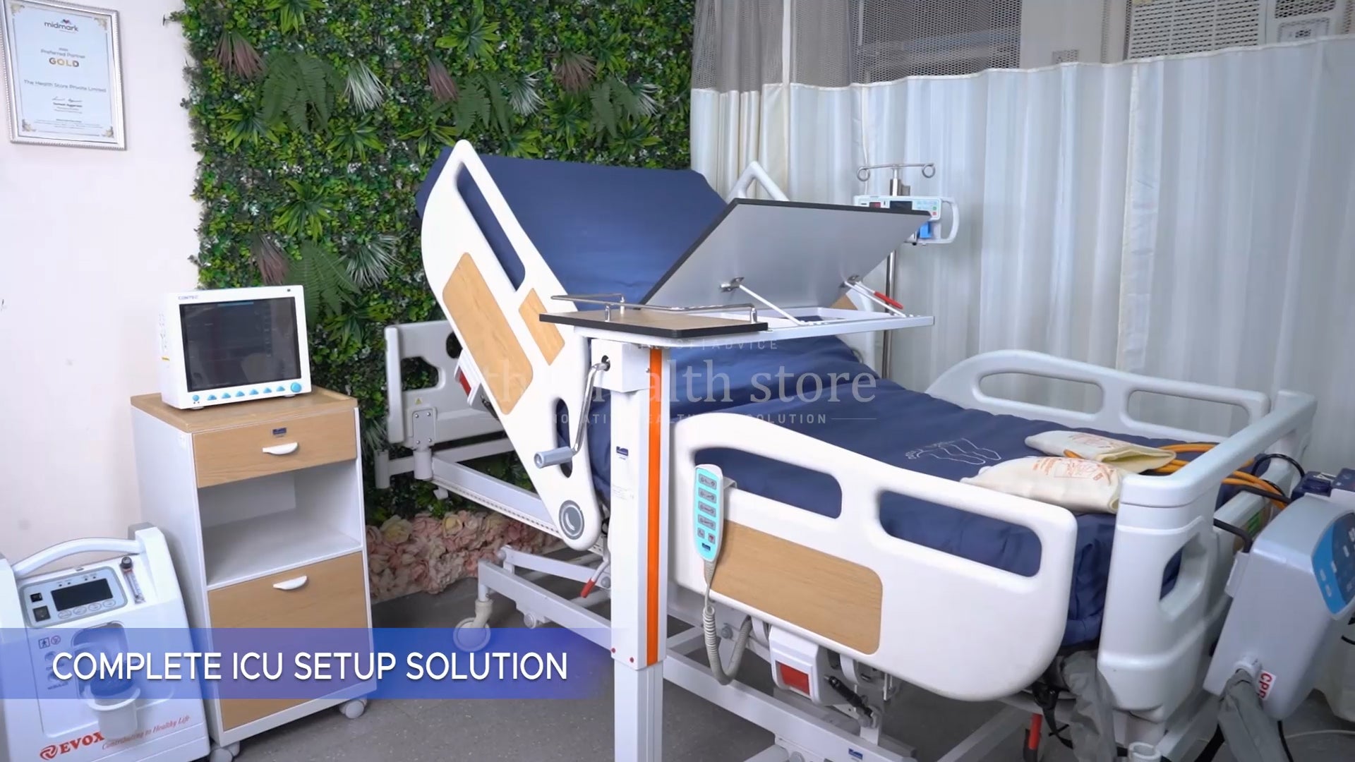 Load video: ICU Setup for home health care